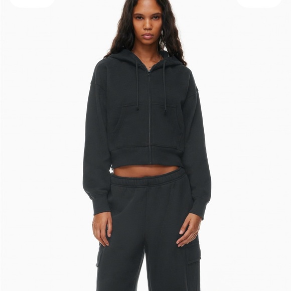 TNA Cozy Sweatfleece Boyfriend Boxy Zip Hoodie - Picture 3 of 7